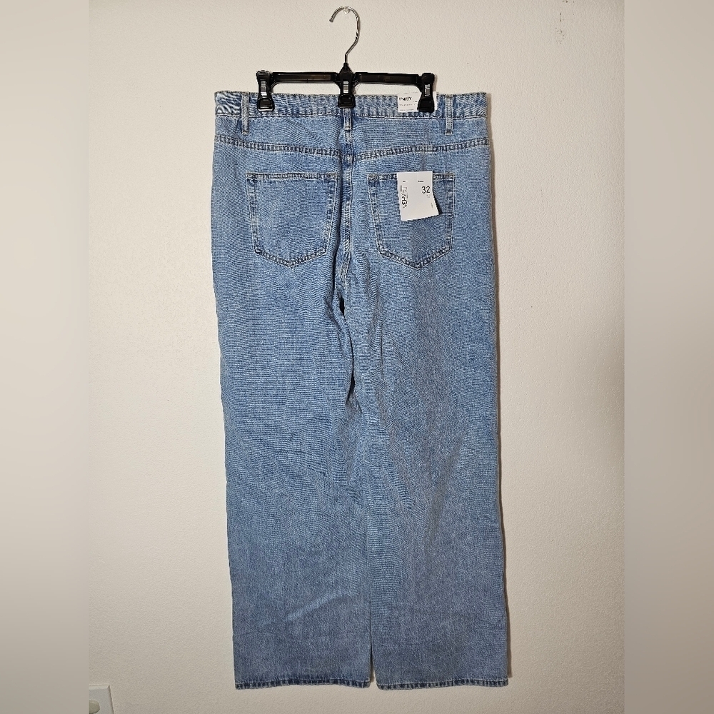 Vervet Lindsey 90's Vintage Loose Fit Blue Denim Jeans Size 32 NWT - Picture 4 of 8